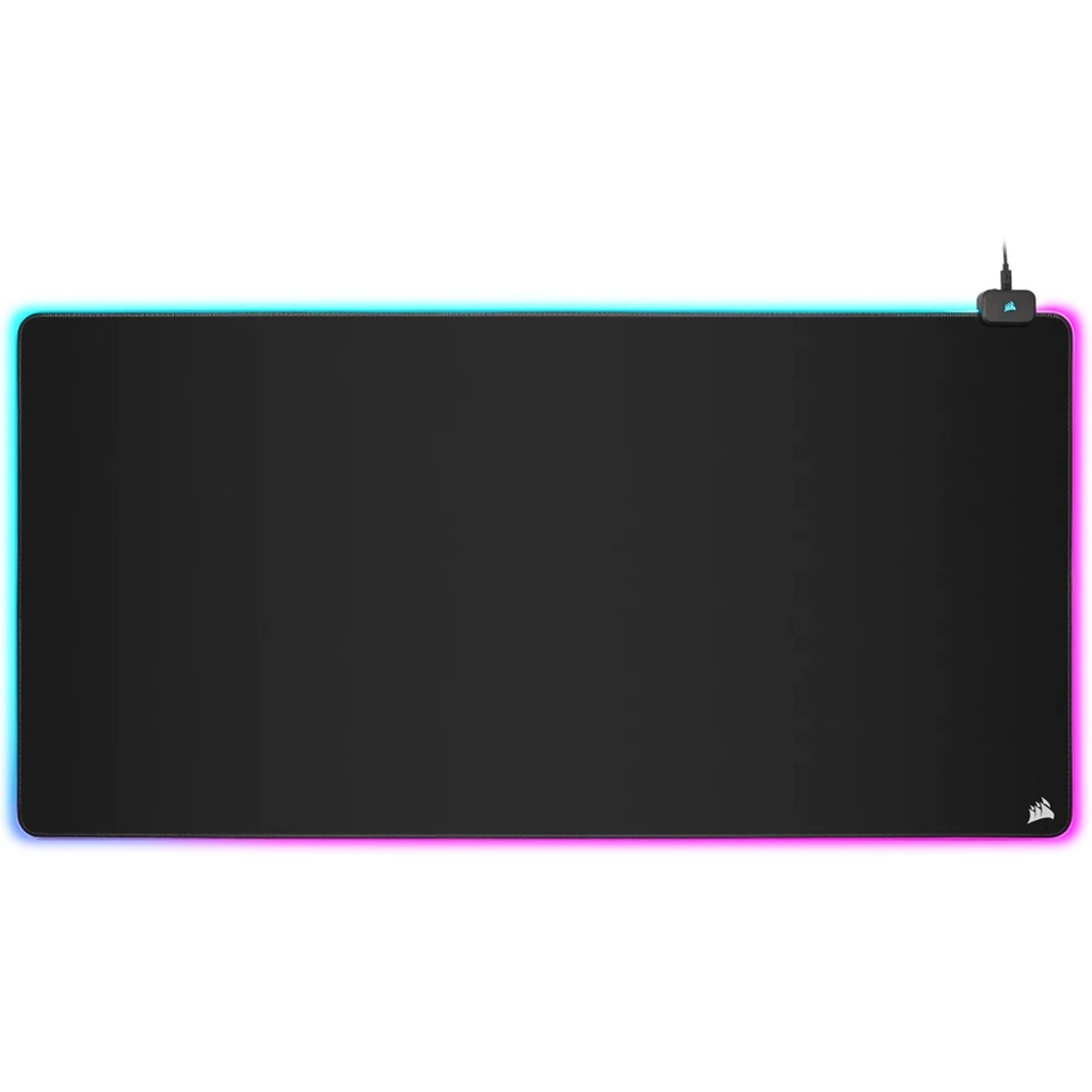 [PF6001] Mouse Pad Gaming RGB Corsair MM700 Extended 93x40cm Tela y Goma CH-9417080-WW - Negro