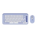 Teclado y Mouse Logitech Pop Icon Combo Inalámbrico Bluetooth Español 920-013054 - Lila