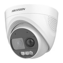 Cámara Turret Hikvision Ds-2ce72df3t-pirxos(2.8mm) 2 Mp Colorvu Pir Siren Audio Luz Blanca Hasta 20 M 300614586 - Blanco