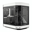 Case Gaming Hyte Y60 Mid Tower Ventiladores 3 de 120MM con Vidrio Frontal, Lateral y Esquina CS-HYTE-Y60-BW - Blanco / Negro