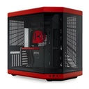 Case Gaming Hyte Y70 Mid Tower Sin Ventilación Incluida con Vidrio Frontal y Lateral CS-HYTE-Y70-BR - Rojo / Negro