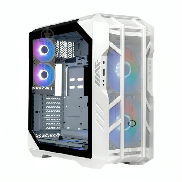 [CP3036] Case Gaming RGB Cooler Master Haf 700 Full Tower 2 Ventiladores de 200MM y 3 de 120MM con Vidrio Lateral y Malla Frontal H700-WGNN-S00 - Blanco