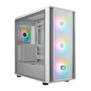 Case Gaming RGB Cooler Master Masterbox 600 Mid Tower 3 Ventiladores de 140MM y 1 de 120MM con Vidrio Lateral y Malla Frontal MB600-WGNN-S00 - Blanco