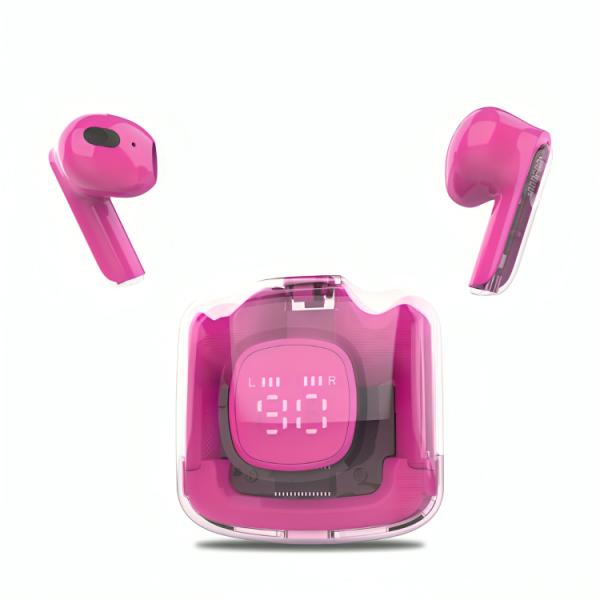 [PF1005] Audifono Moonki Tws Earbud Inalámbrico Bluetooth MH-TWS50-PNK - Rosado