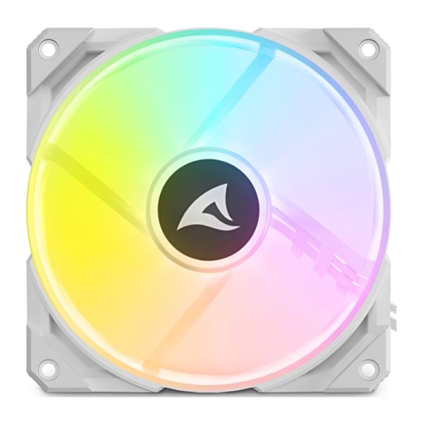 [CP1017] Abanico Gaming RGB Sharkoon Rebel F50 PWM 1x12cm 4044951040162 - Blanco