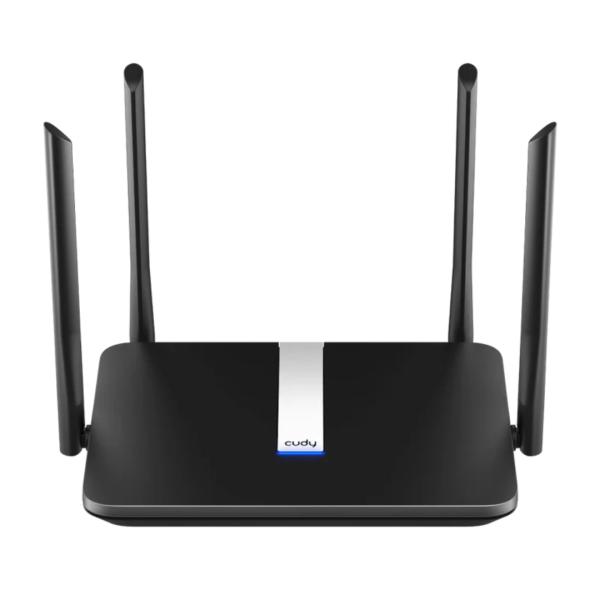 Router Inalambrico Cudy X6 2.0 Doble Banda 5GHZ AX1800 WI-FI 6 Cudy Mesh Gigabit - Negro