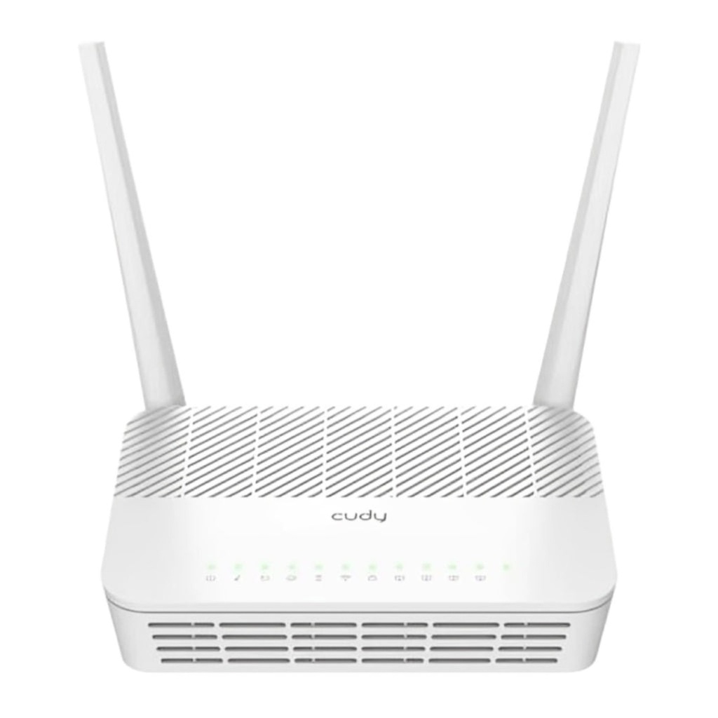[RC4007] Router Cudy GP1200 1.0 WI-FI 5GHZ AC1200 Gpon/epon Dual/ Easymesh 2 Antenas Fijas - Blanco