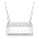 Router Cudy GP1200 1.0 WI-FI 5GHZ AC1200 Gpon/epon Dual/ Easymesh 2 Antenas Fijas - Blanco