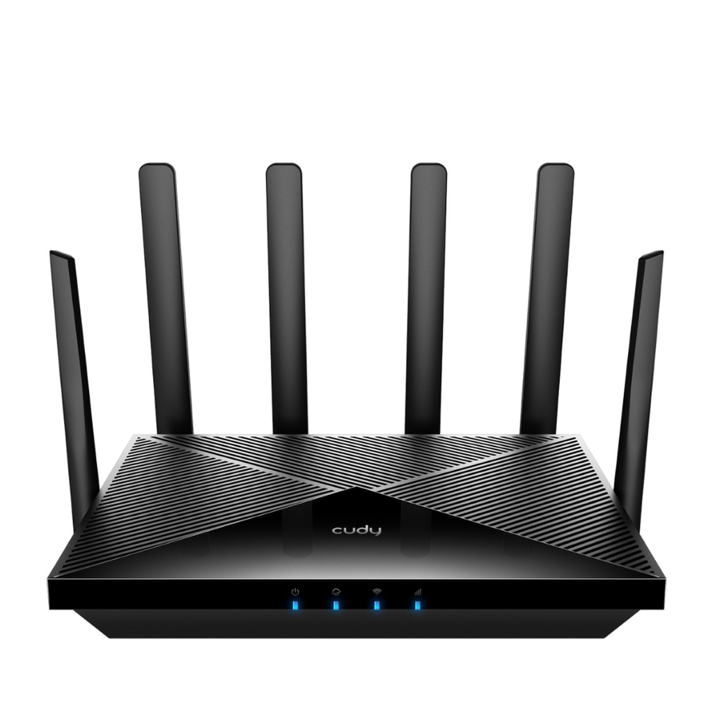 [RC4008] Router Inalambrico Cudy P5_eu 1.0 5GHZ AX3000 WIFI 6 5G Rel.16 con Antenas Desmontables - Negro