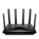 Router Inalambrico Cudy P5_eu 1.0 5GHZ AX3000 WIFI 6 5G Rel.16 con Antenas Desmontables - Negro
