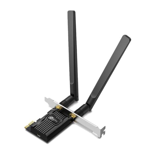 [CP10002] Tarjeta de Red Pcle TP Link Archer Tx20e(un) PCI e Wi Fi 6 Bluetooth 5.2 AX1800 2.4 Ghz 5 Ghz - Negro