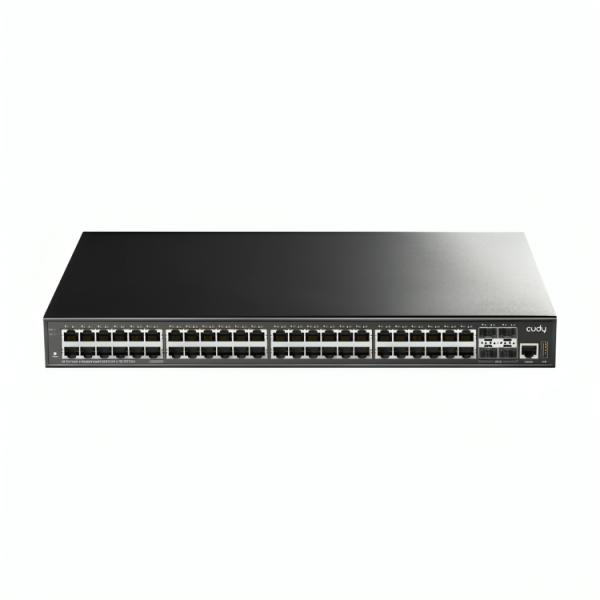 [RC5010] Switch Cudy Gs5048s4 1.0 Puertos 48 × Gbe/ 4 × Sfp+ de 10 G Administrable L3 - Negro