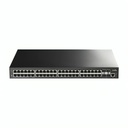Switch Cudy Gs5048s4 1.0 Puertos 48 × Gbe/ 4 × Sfp+ de 10 G Administrable L3 - Negro