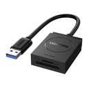 Lector de Tarjetas Ugreen CR127 USB-A 3.0 Sd/tf 20250 - Negro