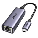 Adaptador Ugreen CM199 USB-C a Ethernet 10/100/1000mbps 50737 - Gris