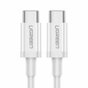 Cable Ugreen US264 USB-C a USB-C 1M 60518 - Blanco
