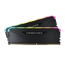 Memoria RAM Pc 32GB (2x16gb) Corsair Vengeance RGB Rs DDR4 3200MHZ CL16 1.35v Cmg32gx4m2e3200c16 - Negro
