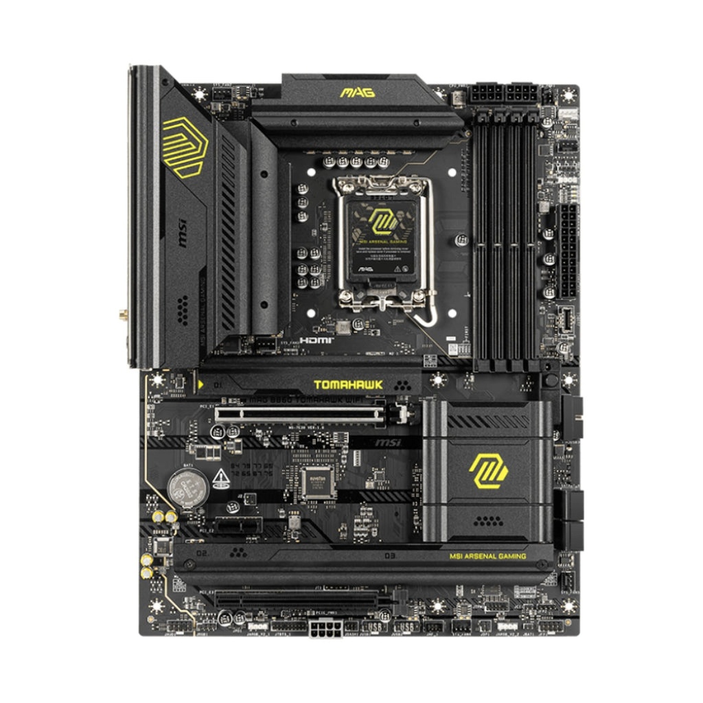 [CP8051] Tarjeta Madre Msi Mag B860 Tomahawk WIFI LGA1851 Atx DDR5 911-7E39-001 Negro - Negro