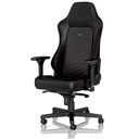 Silla Gaming Noblechairs Hero Cuero Sintético NBL-HRO-PU-BRD - Negro/rojo