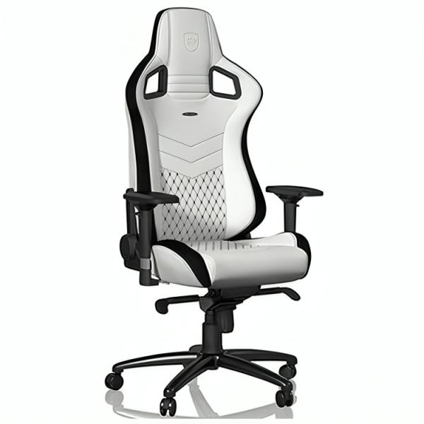 [HO3025] Silla Gaming Noblechairs Epic Cuero Sintético NBL-PU-WHT-001 - Blanco