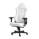 Silla Gaming Noblechairs Hero Cuero Sintético de Alta Tecnología NBL-HRO-PU-WED - Blanco