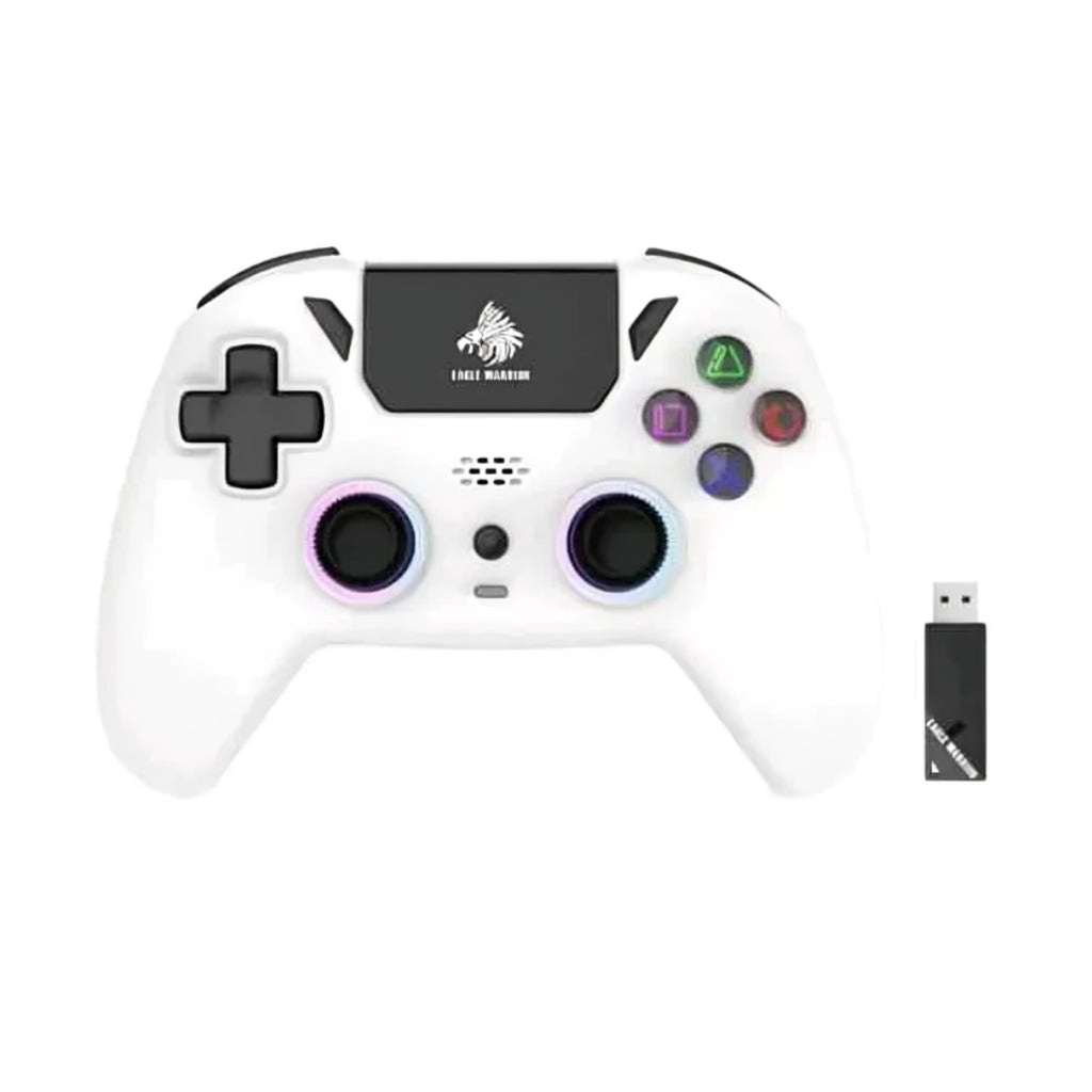 [GM2007] Game Pad Eagle Warrior HG04E Compatible con PS4 Inalambrico Bluetooth con Función Completa - Negro