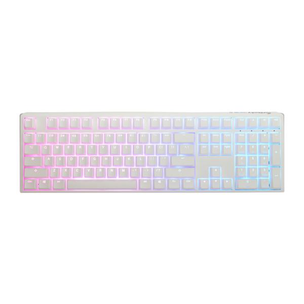 [PF7039] Teclado Gaming RGB Ducky One 3 Mecánico USB-C Español Switch Rojo DKON2108ST-RESPDPWWWSC1 - Blanco
