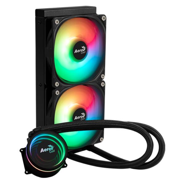 [CP4033] Enfriamiento Liquido RGB Aerocool Oasis L240 Bk Aio 240MM Acla-oa24117.11 - Negro