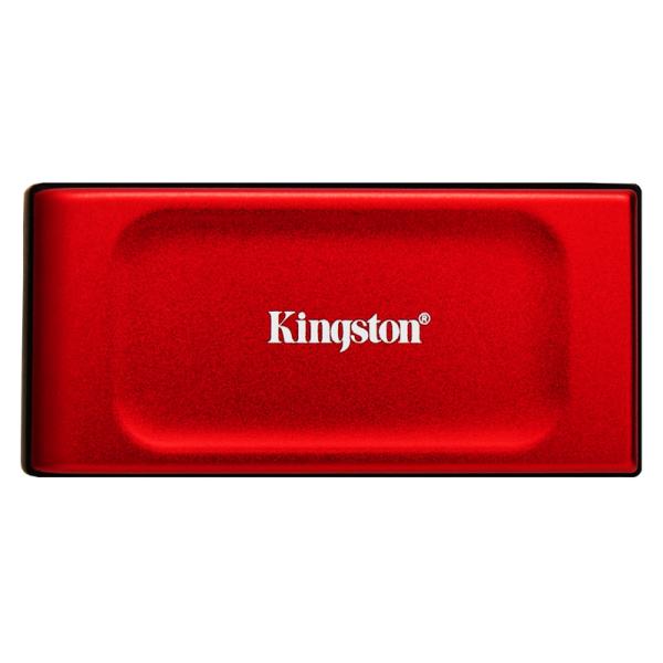 HD Solido Externo 2TB Kingston XS1000R USB 3.2 Gen 2 Tipo C 1050 Mb/s 1000 Mb/s Sxs1000r/2000g - Rojo