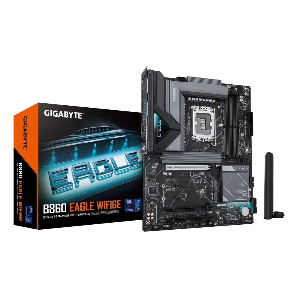 [CP8084] Tarjeta Madre Gigabyte B860 Eagle WIFI6E LGA1851 Atx DDR5 - Negro