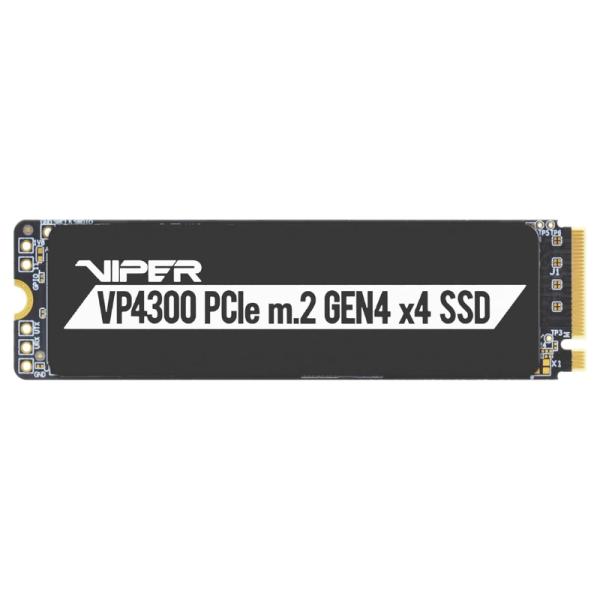 [AM4021] HD Interno Solido 2TB Patriot VP4300 M.2 2280 Pcie GEN4 X4 7400mb/s / 6800mb/s VP4300-2TBM28H - Negro