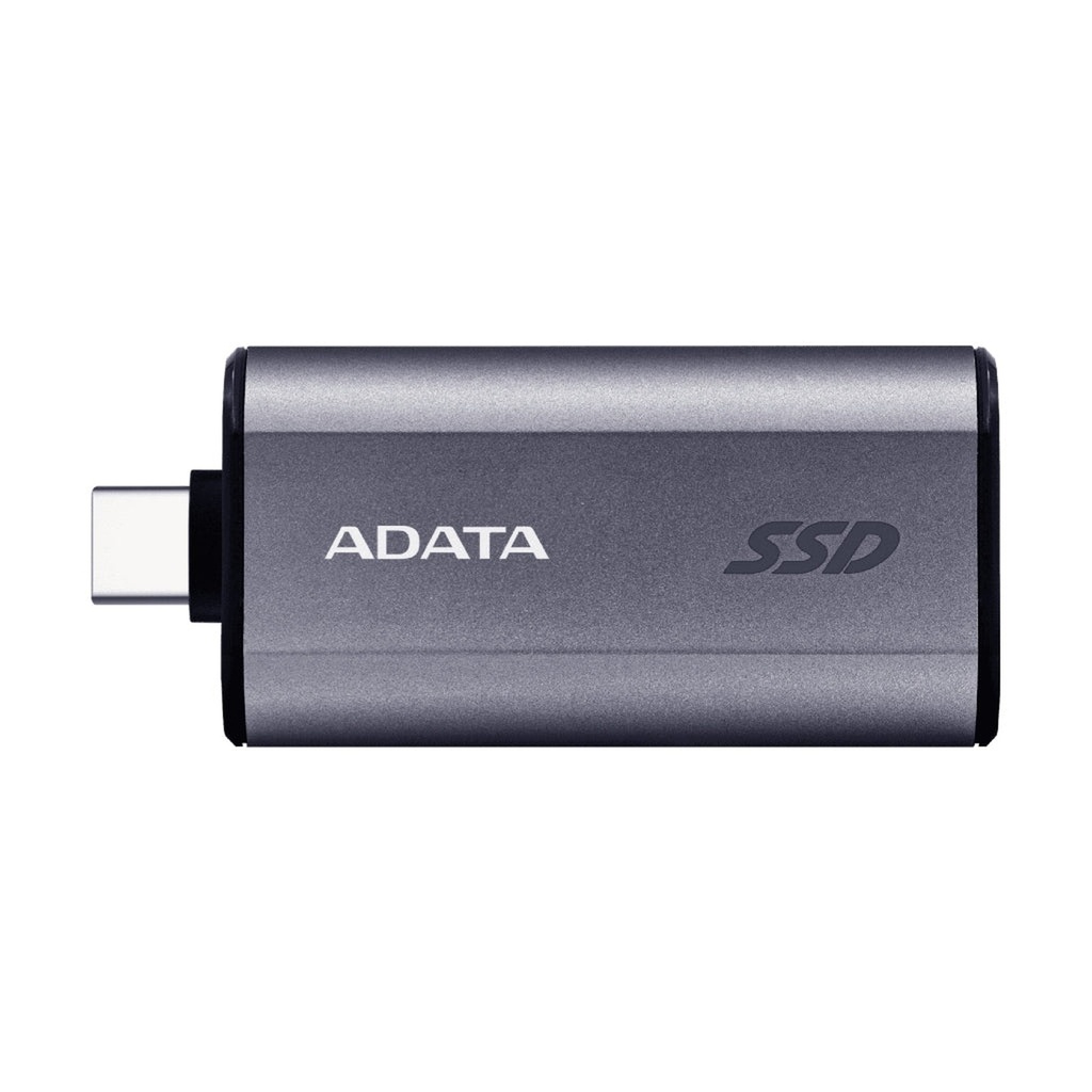 HD Solido Externo 500GB Adata SC750 USB 3.2 Gen 2 Tipo C 1050 Mb/s 1000 Mb/s SC750-500G-CCBK - Gris
