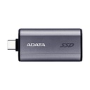 HD Solido Externo 500GB Adata SC750 USB 3.2 Gen 2 Tipo C 1050 Mb/s 1000 Mb/s SC750-500G-CCBK - Gris