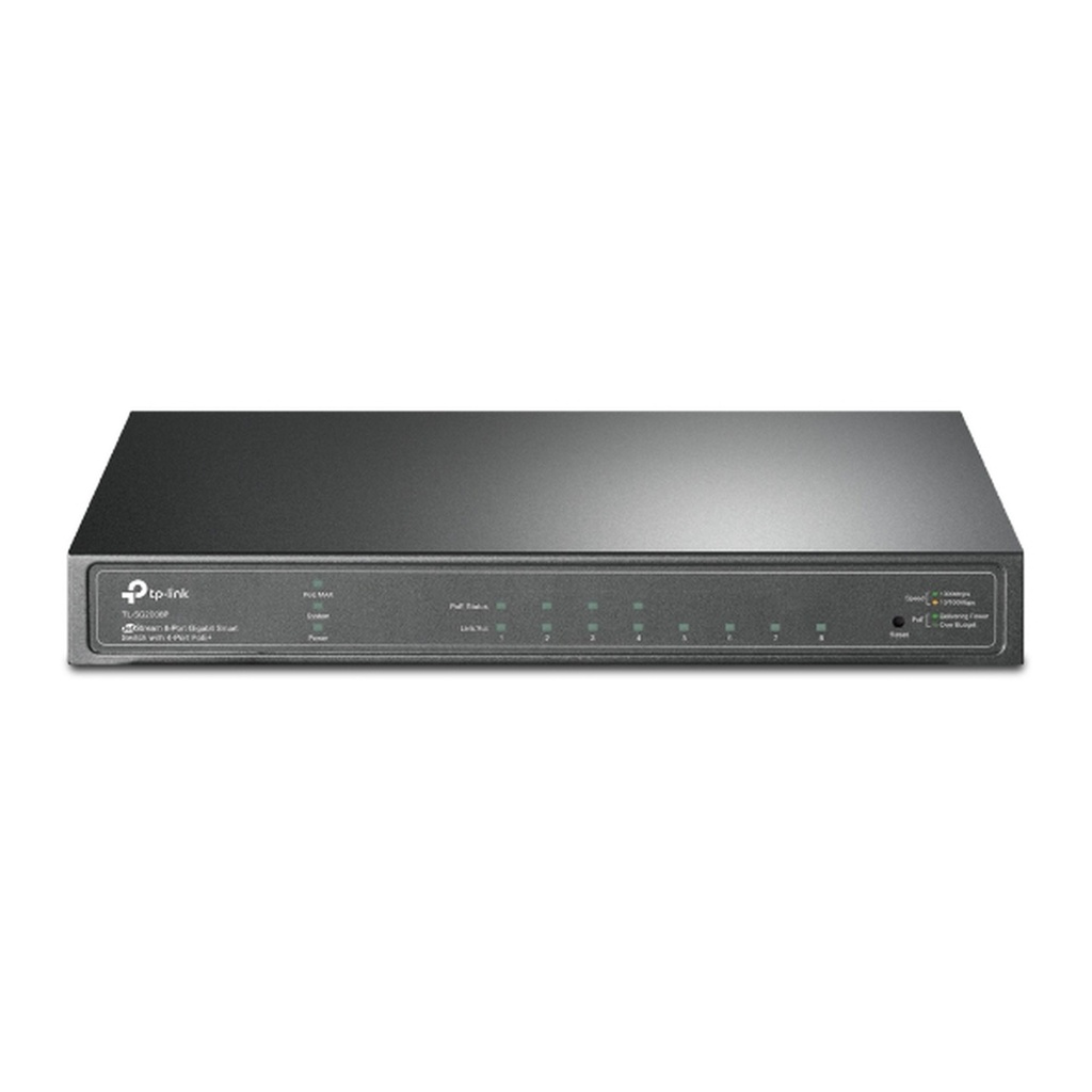 [RC5028] Switch TP Link Sg2008p(un) Omada 4 Puertos Poe+ y 4 Puertos Gigabit 10/100 Mbps No Administrable