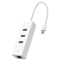 Adaptador TP Link UE330C(UN) USB-C 3 USB + Ethernet
