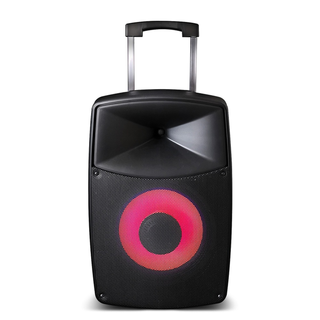 [AS4019] Parlante Moonki MS-P112B 150W Bluetooth con Dos Microfonos Inalámbricos - Negro