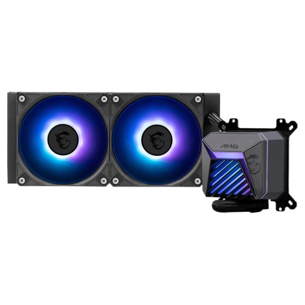 [CP4043] Enfriamiento Liquido RGB Msi Mag Coreliquid A15 240 Aio 240MM 306-7ZWAA11-L80 - Negro