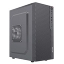 Case Nova Cm04ktra002c Mini Tower Sin Ventilación Incluida con Panel Lateral y con Fuente de Poder Pe600rnf013c - Negro