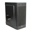 Case Nova Cm05q1ra003c Mini Tower Sin Ventilación Incluida con Fuente de Poder 600W Pe600rnf013c - Negro