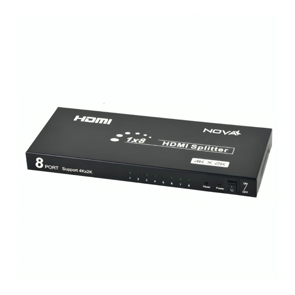 [RC6004] Splitter Nova FAA38318001C de 8 Puertos HDMI 4k@30hz - Negro
