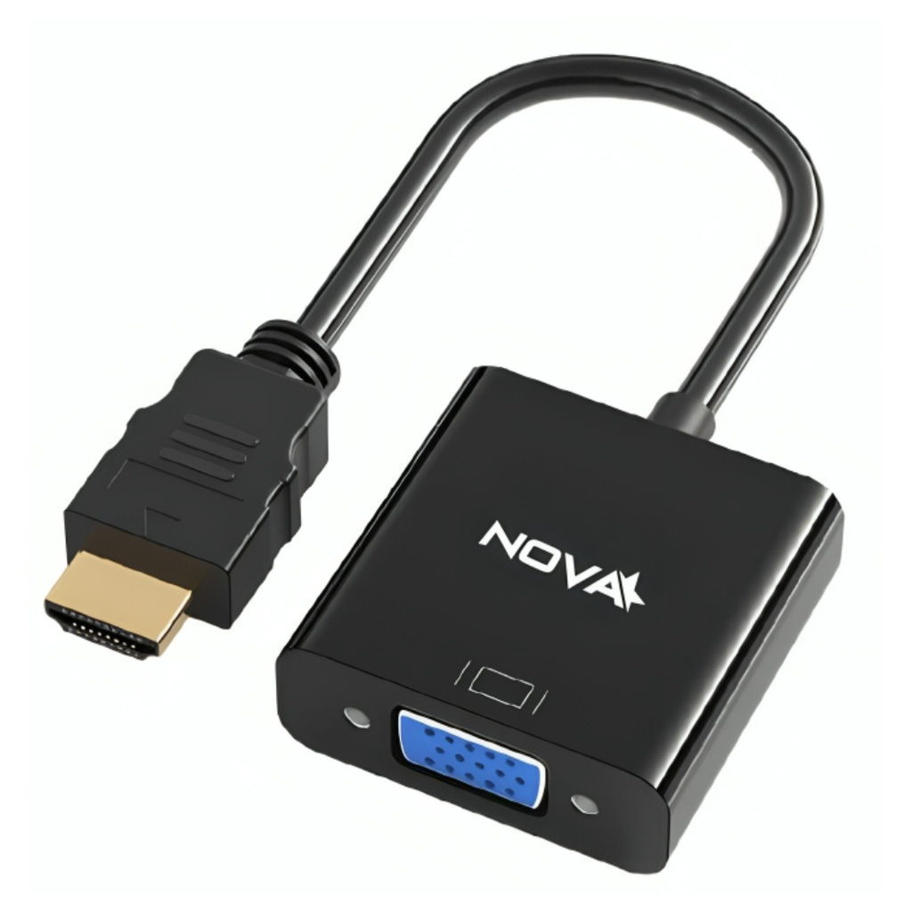 [AC1038] Adaptador Nova Faa321hv001c HDMI a VGA 0.15m - Negro