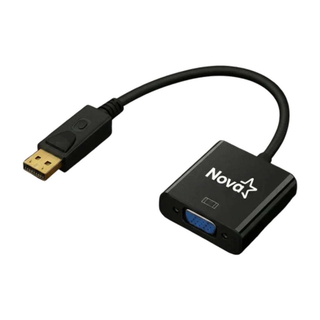 [AC1039] Adaptador Nova Faa321dv001c Display Port a VGA 0.15m - Negro