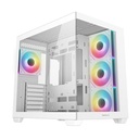 Case Deepcool CG530 4F Wh Torre Media Plastico y Acero 3 Abanicos Laterales y 1 Abanico Trasero R-CG530-WHADA4-G-1 - Blanco