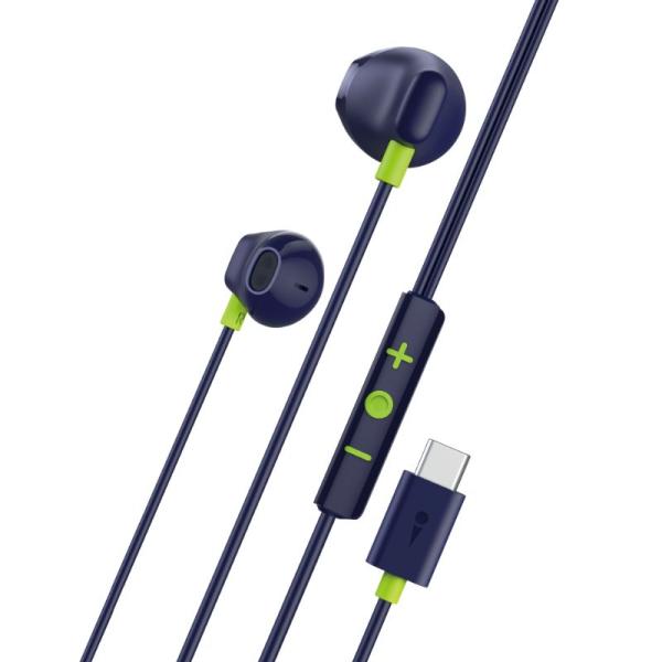 [PF1038] Audifono Oraimo Halo Airy OEP-650 Alámbrico USB-C - Azul/verde