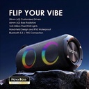 Parlante RGB Oraimo Rover 12W Bluetooth a Prueba de Salpicaduras OBS-53D - Negro