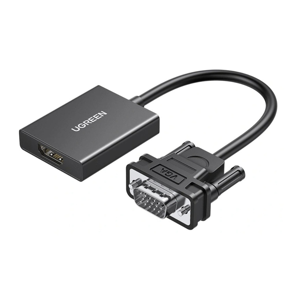 [AC1054] Adaptador Ugreen CM513 VGA a HDMI 1080P 60HZ 50945 - Negro