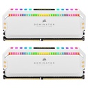 Memoria RAM Pc 16GB (2×8gb) Corsair Dominator Platinum RGB DDR4 3600MHZ CL18 1.35v RGB Cmt16gx4m2c3600c18w - Blanco