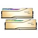 Memoria RAM Pc 32GB (2x16gb) G.skill Trident Z5 Royal DDR5 7200MHZ Cl34-1.40v Xmp F5-7200J3445G16GX2-TR5G - Dorado