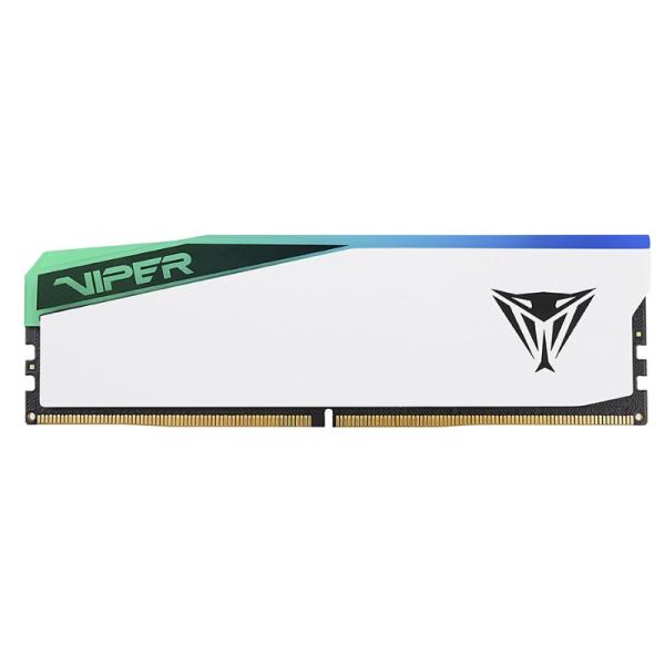 [AM8124] Memoria RAM Pc 32GB Patriot Viper Elite 5 RGB DDR5 5600MHZ CL38 1.35v Pver532g56c38w - Blanco