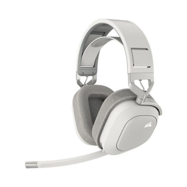 [PF4033] Headset Gaming Corsair HS80 MAX Inalambrico (bluetooth y 2.4ghz) CA-9011296-NA - Blanco/gris